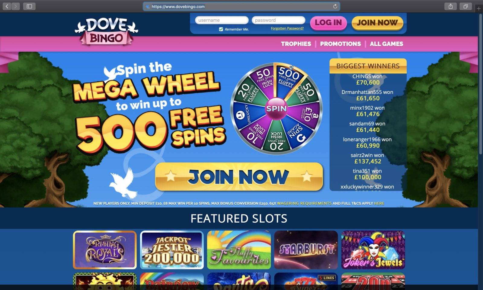 Dove Bingo Sister Sites – Play at Sites like Dove Bingo (2024)