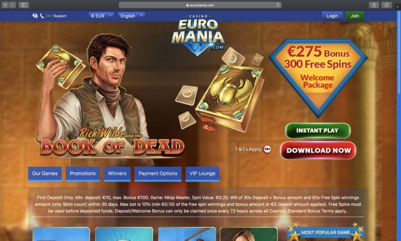 Euromania Sister Sites Play At Sites Like Euromania Casino 2021