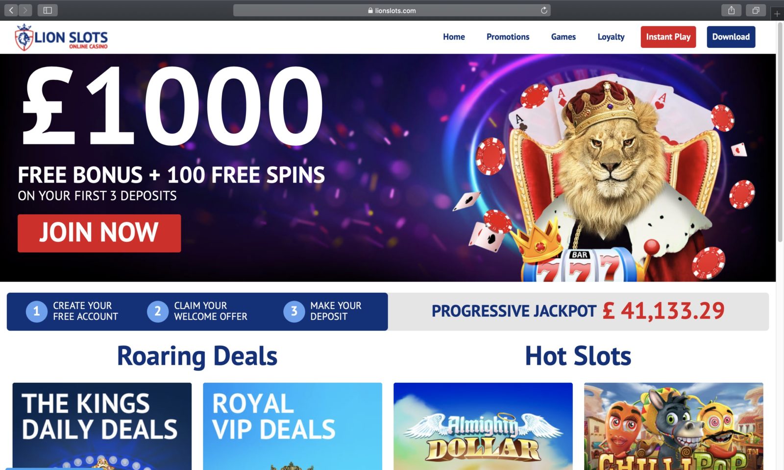 lion slots casino no deposit bonus 2024