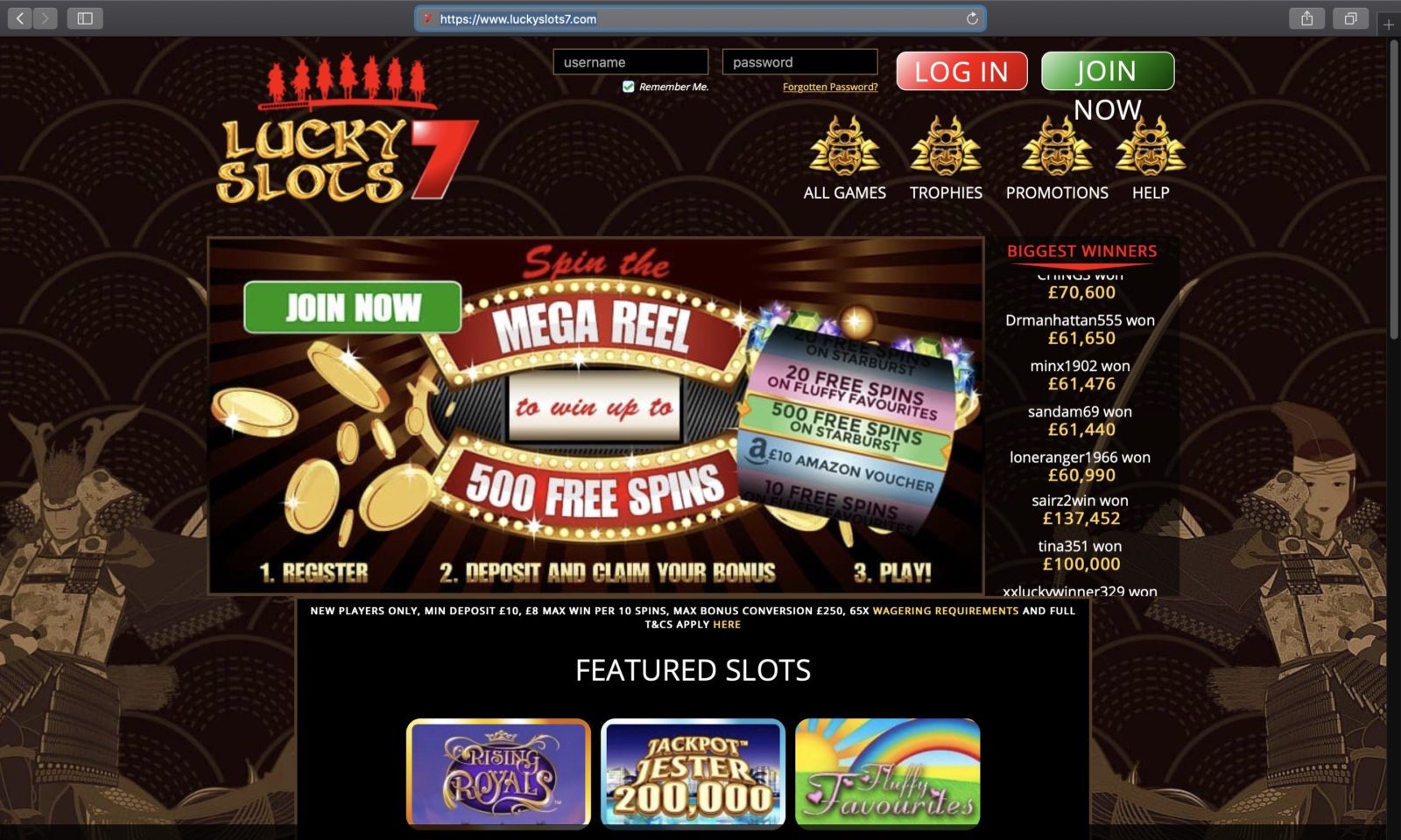 slots 7 casino review