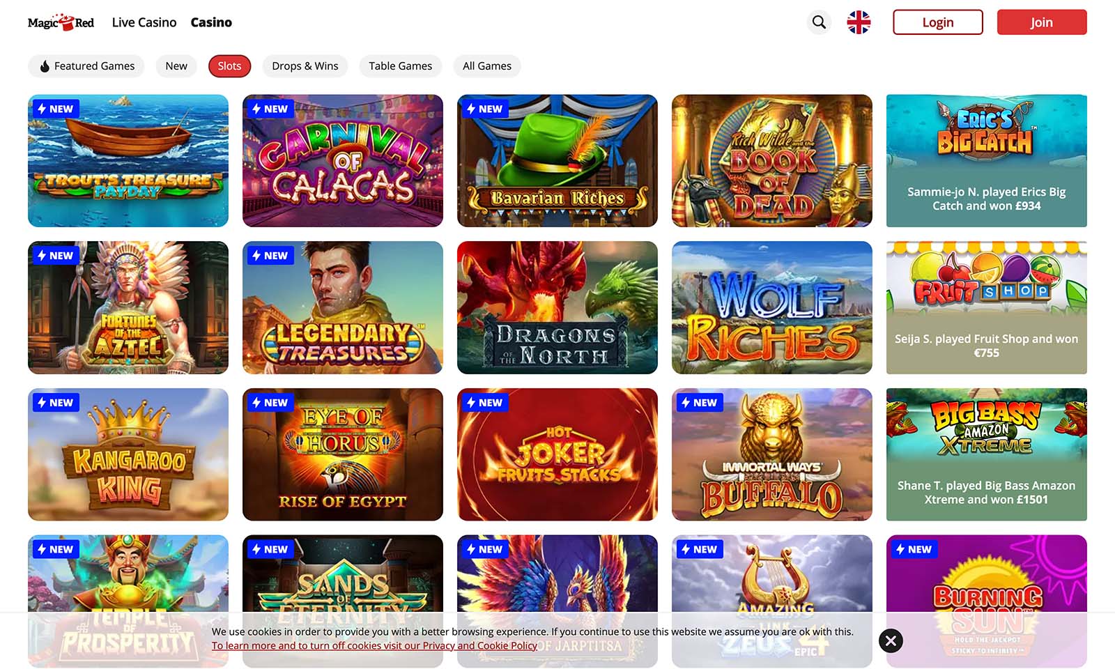 Magic Red Casino | Sister Sites & Review