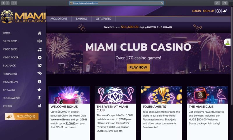 Miami Club Casino Sister Sites – Play at Sites like Miami Club Casino (2023)