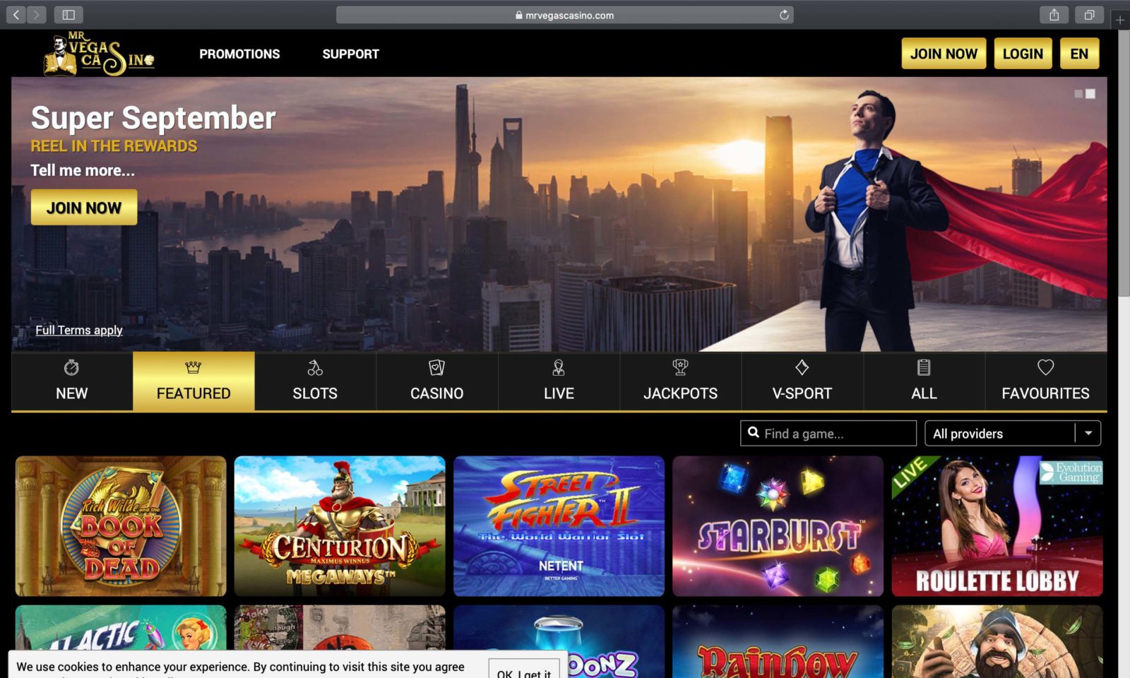 mr vegas casino - play free video lots online